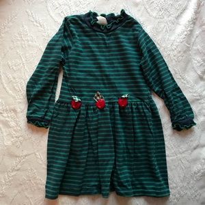 Green sweater dress